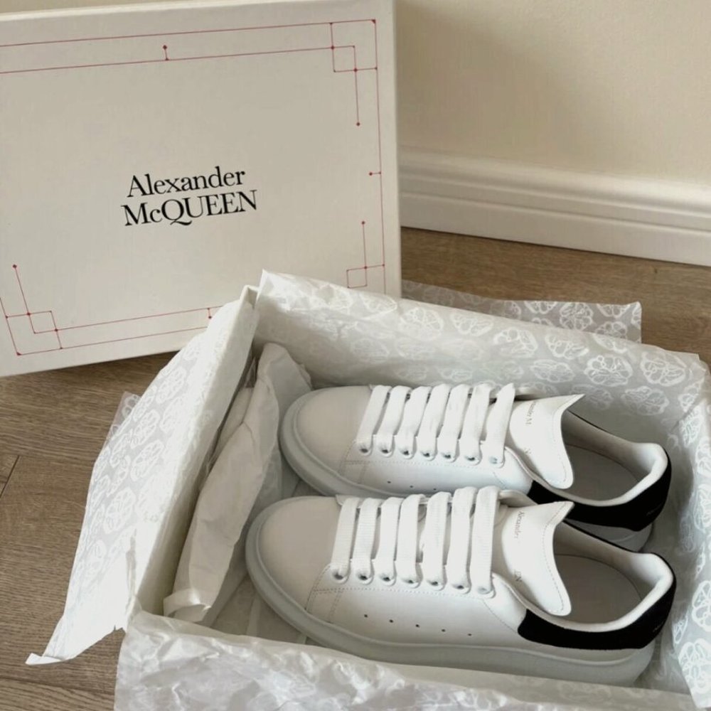 Alexander McQueen Black Tail Luxury Fancy Sneaker